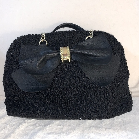 Betsy Johnson Sherpa satchel - Picture 1 of 9